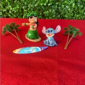 Disney Lilo & Stitch Figurine Set Cake Toppers Toys